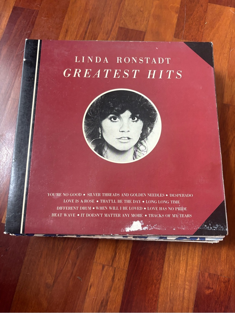 Linda Ronstadt Greatest Hits Vinyl Album - Red Cover